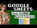 How to Hide Rows and Columns in Google Sheet