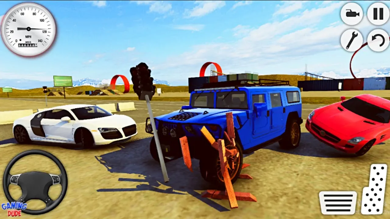 Ultimate City Car Crash : Driving Simulator - New Blue Vehicle Unlocked | Android Gameplay HD