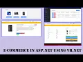 Source Code - E-commerce website in ASP ASP NET ecommerce project ASP NET with VB NET project