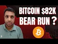 Lagu BITCOIN $82000 | BEAR RUN START??? | 4 LAKH TRADER LIQUIDATED