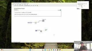 Project Euler Solutions in LabVIEW - Problem 3 Largest Prime Factor