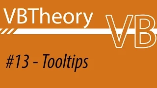 Working With Tooltips - VB