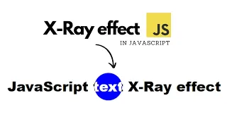 JavaScript text X-Ray effect HTML CSS JAVASCRIPT X-Ray effect tutorial