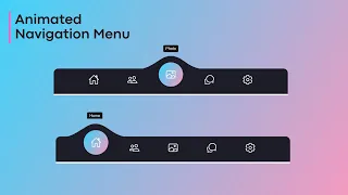 Magic Navigation Menu Indicator using Html CSS Javascript - Animated Navigation Menu Design