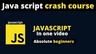 Learn JavaScript in 55 Minutes JavaScript Crash Course for Beginners