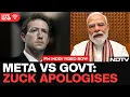Zuckerberg Apologises LIVE Meta Vs Govt Zuckerberg Apologises Over Child Abuse Content Meta