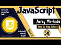 Array Methods - Part 5 JavaScript Tutorial for Beginners
