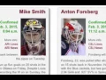 Starting goalies Feb 3rd 2015