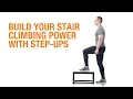 Wellness Wednesday Build your stair climbing power with step-ups