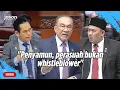 Lagu PM Anwar Ibrahim jawab isu integriti agensi penguatkuasaan dan whistleblower di Dewan Negara