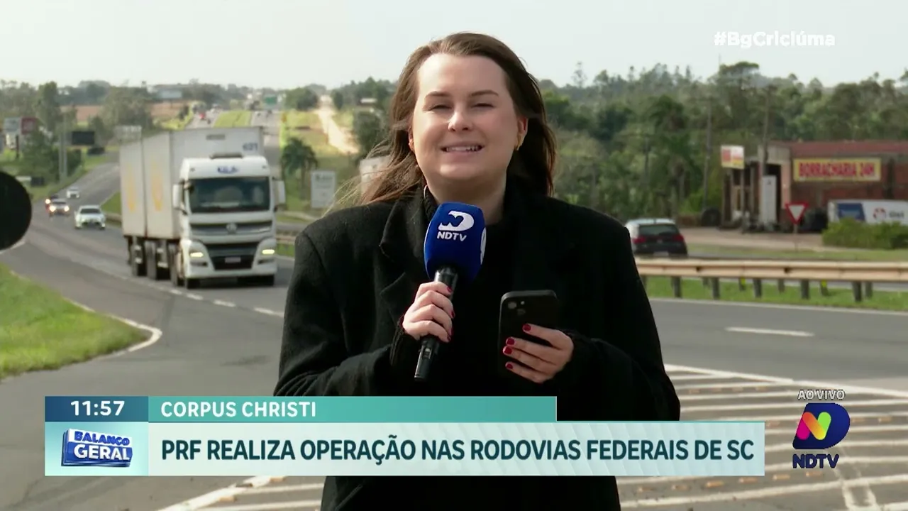 PRF lança Operação Corpus Christi e tem segurança reforçada nas estradas federais de SC