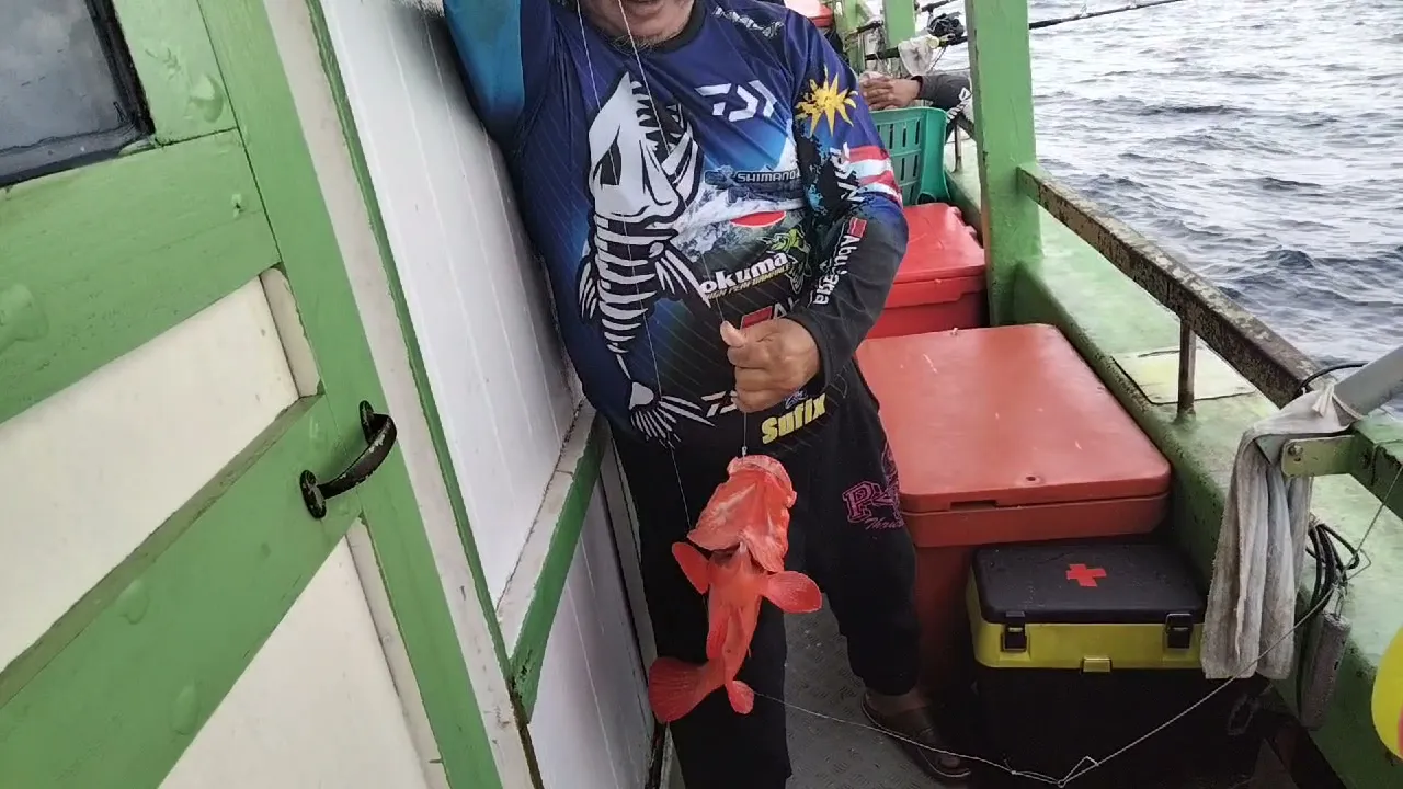 Trip pancing laut dalam pelantar Tembungoh Sabah 10-12/9/21