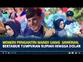 Viral Momen Pengantin di Madura Mandi Uang Saweran, Bertabut Tumpukan Rupiah Hingga Dolar