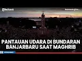 Suasana Jemaah Momen 5 Rajab Sekumpul Saat Sholat Maghrib di Bundaran Banjarbaru