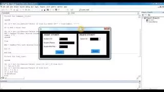 How to connect to a SQL Database from VB 6 0 and Insertion and Deletion of records Part2