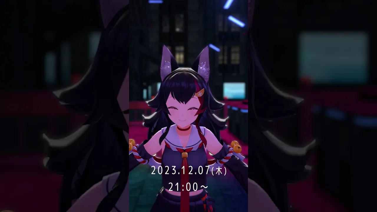 ５周年記念ライブ「ナイトループ」告知ショート #ミオかわいい #大神ミオ#大神ミオ5周年記念