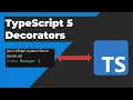TypeScript 5 decorators - full course