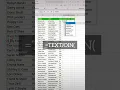 How to combine multiple columns into 1 column in excel