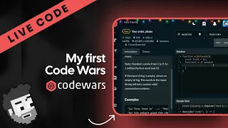 Live code trying Codewars for the first time