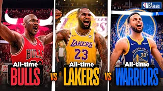 Qual franquia tem o melhor time ALL-TIME da NBA? Testamos no NBA 2K