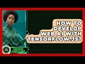 How To Develop Web AI With TensorFlow js - AI and Machine Learning Explained