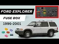 Ford Explorer 1996-2001 Relay Fuse Box Diagram Locations