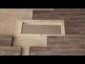 Flush Wood Linear Grilles - Quick Ship Template