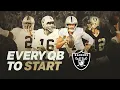 Raiders FULL QB History Since 1970