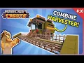 I Built a WORKING Combine Harvester for my Farm in Minecraft Create Mod