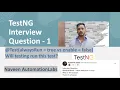 TestNG Interview Question - enabled true vs alwaysRun true