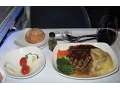 Aircanada International Business Class first class Food menu