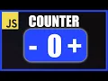 Create a Counter with Javascript HTML Javascript Tutorial