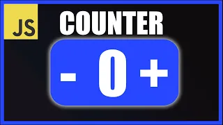 Create a Counter with Javascript HTML Javascript Tutorial