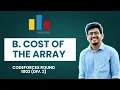 B Cost of the Array Codeforces Round 1002 Div 2 Solution in Bangla