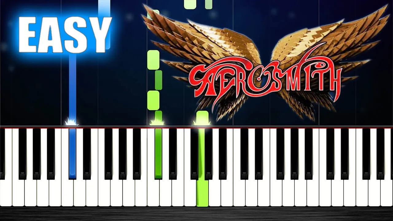 Aerosmith - Dream On - EASY Piano Tutorial