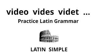 vides videt Practice the 2nd Conjugation Latin
