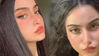 جمالك فائق لاحدود له عيون مسحوبة انف صغير بشرة صافية رموش كثيفة وطويلة سبليمنال كومبو هيلي دس  دندنها