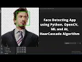 Face Detection Mini Project using Python OpenCV ML AI and HaarCascade Algorithm for Beginners