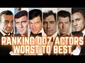 Ranking James Bond 007 Actors Worst to Best