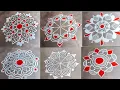 6 different types of alpona design 6 different types of rangoli design 6 unique Rangoli designs