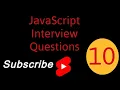 JavaScript Short JS type interview question in Hindi
