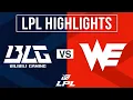 BLG vs WE Highlights ALL GAMES LPL 2026 Split 3 Bilibili Gaming vs Team WE