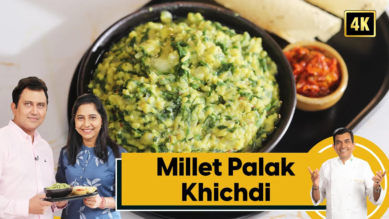 Millet Palak Khichdi           Family Food Tales   Sanjeev Kapoor Khazana