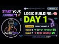 THINK LIKE A CODER Day 1 of Logic Building Beginners to Pro