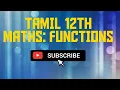 TAMIL 12th MATHS Functions - Exponents and Logarithms