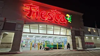 Grocery shopping at Fiesta Mart in Houston Texas USA