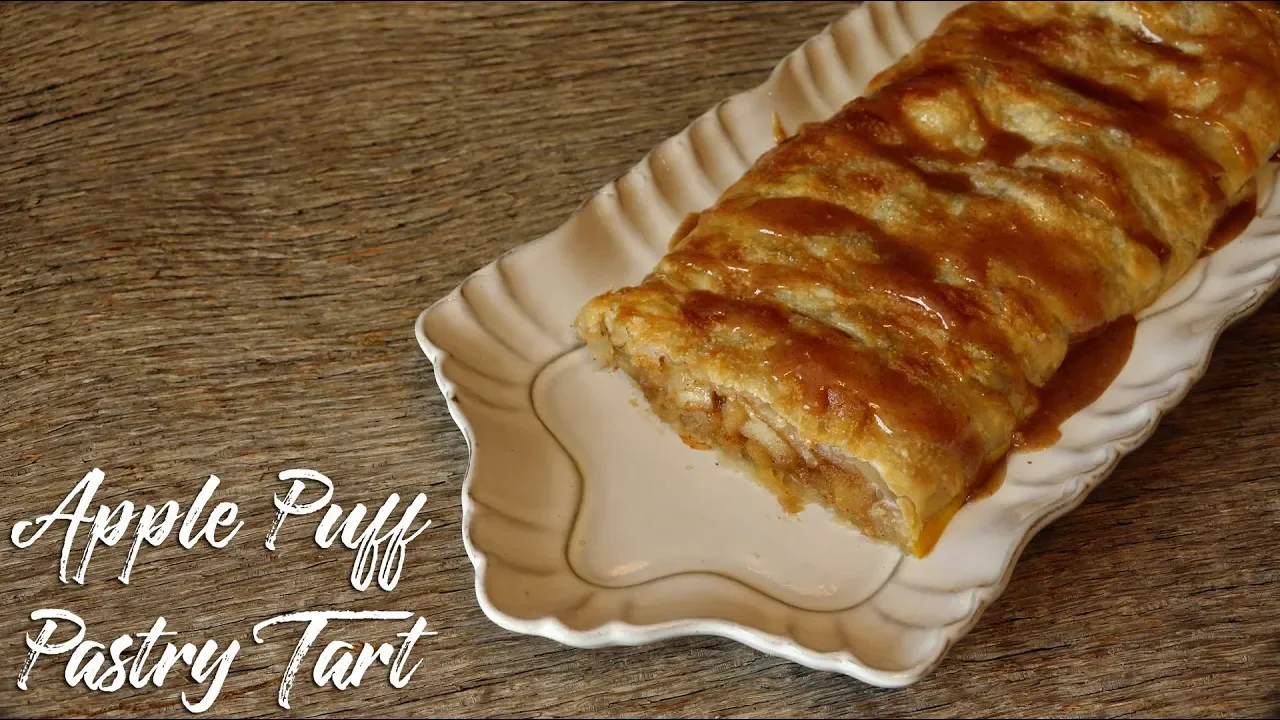 APPLE STRUDEL This delicious apple strudel is made using puff pastry. Anyone can make this super-eas. 