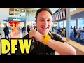 Dallas Forth Worth DFW International Airport D Gates Tour