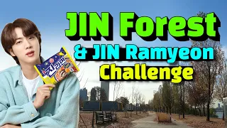 BTS Yeouido Han River Park JIN Forest Convenience Store Jin Ramyeon Challenge - Korea Seoul