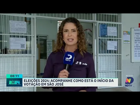 Eleições 2024: acompanhe a votação em São José